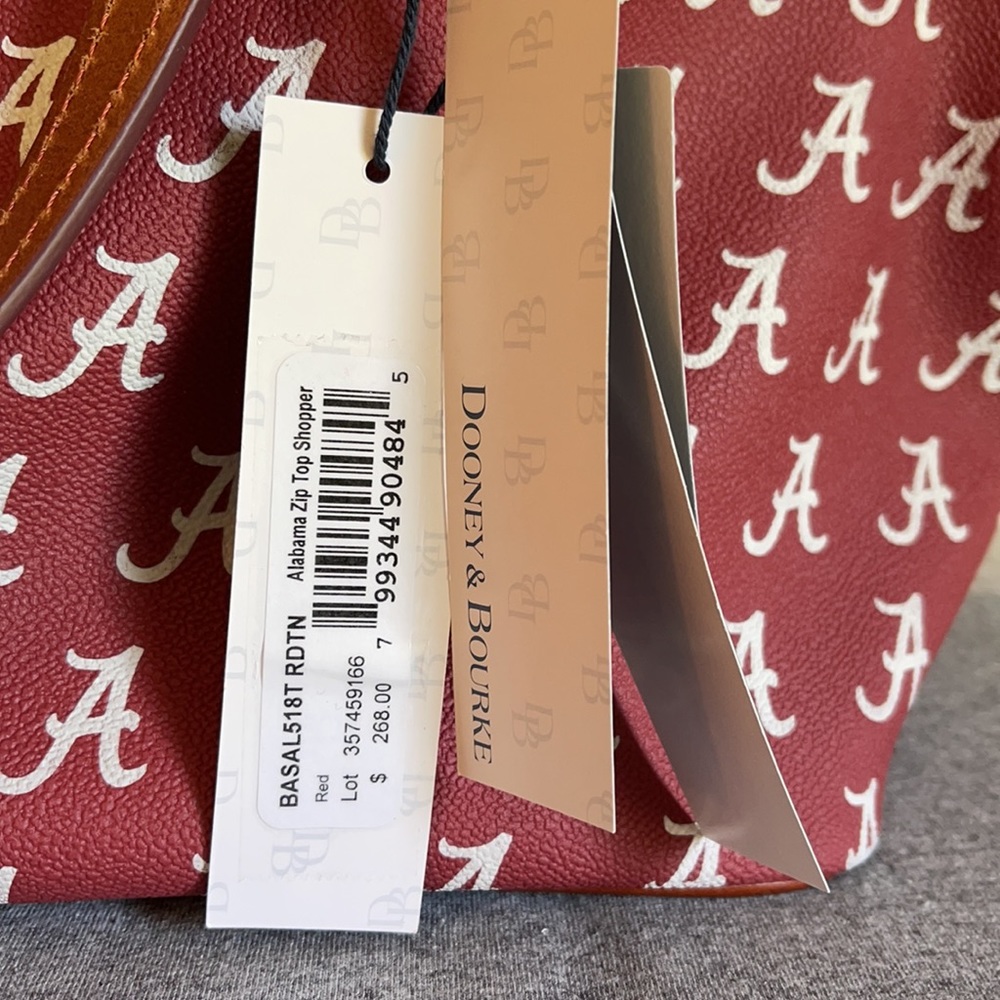 Dooney & Bourke AL Signature Zip Top Shopper NWT - Picture 4 of 11